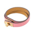Mini Kelly Double Tour Bracelet Swift Leather Rose Azalee