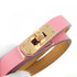 Mini Kelly Double Tour Bracelet Swift Leather Rose Azalee