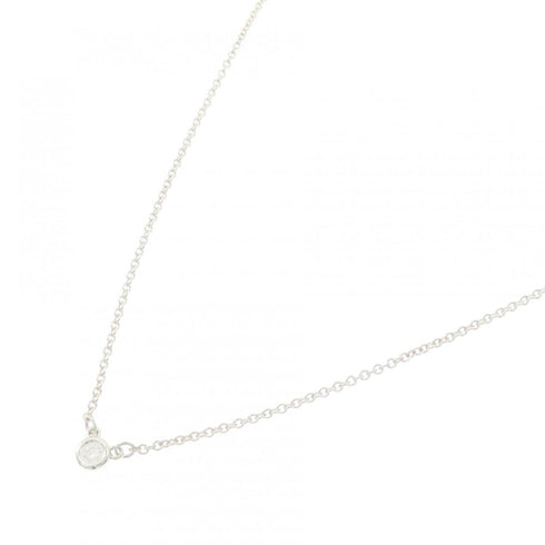 Elsa Peretti Diamonds By The Yard Pendant Necklace Sterling Silver and Diamond