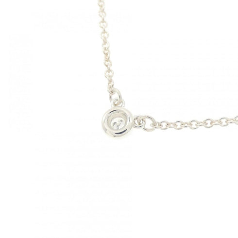 Elsa Peretti Diamonds By The Yard Pendant Necklace Sterling Silver and Diamond
