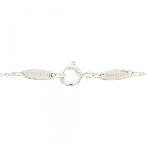 Elsa Peretti Diamonds By The Yard Pendant Necklace Sterling Silver and Diamond