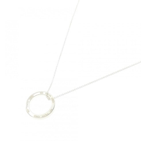 1837 Circle Pendant Necklace Sterling Silver Medium