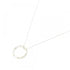 1837 Circle Pendant Necklace Sterling Silver Medium