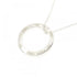 1837 Circle Pendant Necklace Sterling Silver Medium