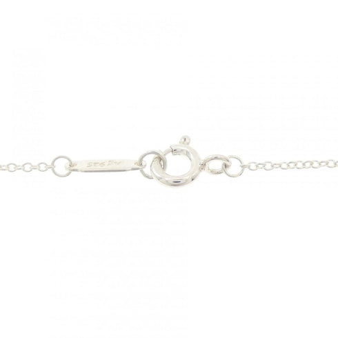 1837 Circle Pendant Necklace Sterling Silver Medium