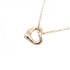 Open Heart Pendant Necklace 18K Rose Gold 7.2mm