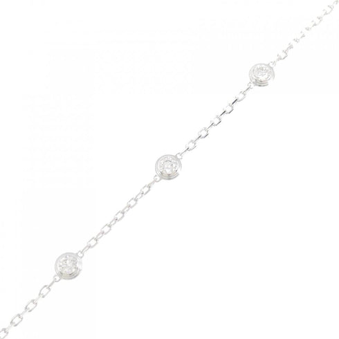 Bracelet 18K White Gold Diamants Légers 7P