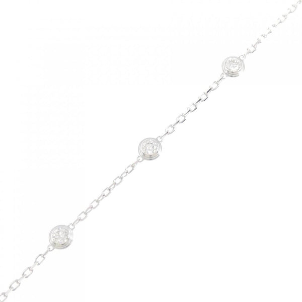 Bracelet 18K White Gold Diamants Légers 7P