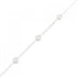Bracelet 18K White Gold Diamants Légers 7P