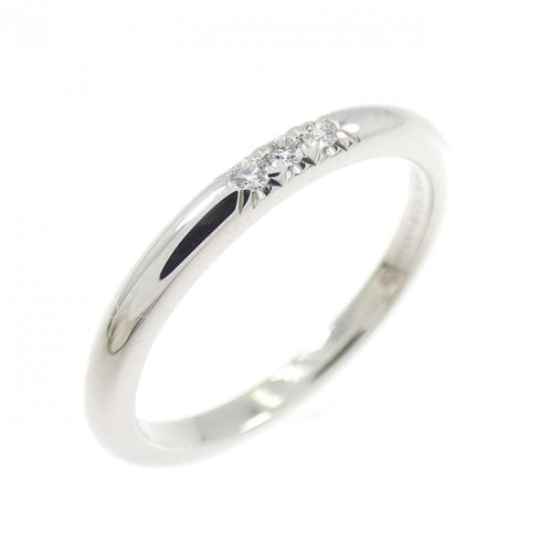 Band Ring Platinum with Diamond