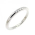 Band Ring Platinum with Diamond