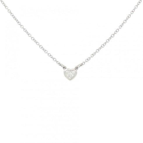 Elsa Peretti Diamonds By The Yard Pendant Necklace Platinum and Diamond
