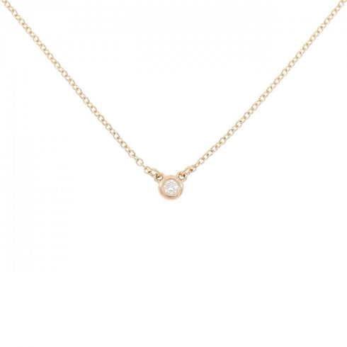 Elsa Peretti Diamonds By The Yard Pendant Necklace 18K Rose Gold and Diamond
