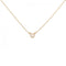 Elsa Peretti Diamonds By The Yard Pendant Necklace 18K Rose Gold and Diamond