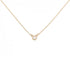 Elsa Peretti Diamonds By The Yard Pendant Necklace 18K Rose Gold and Diamond