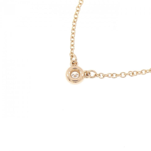 Elsa Peretti Diamonds By The Yard Pendant Necklace 18K Rose Gold and Diamond