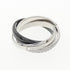 Trinity Ring 18K White Gold and Ceramic