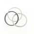 Trinity Ring 18K White Gold and Ceramic