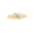 Vendome Louis Cartier Band Ring 18K Tricolor Gold