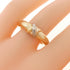 Vendome Louis Cartier Band Ring 18K Tricolor Gold