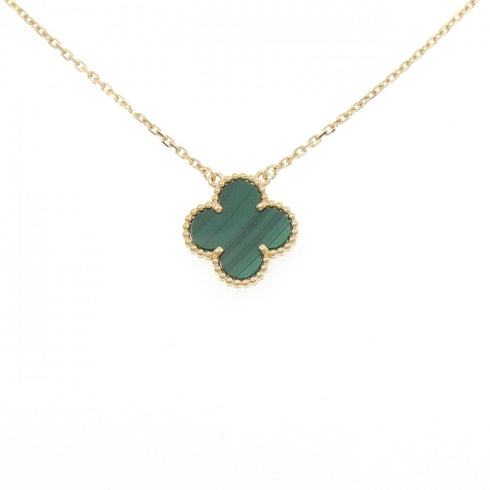 Vintage Alhambra Pendant Necklace 18K Yellow Gold