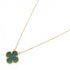 Vintage Alhambra Pendant Necklace 18K Yellow Gold