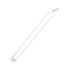 Claire Di Lune Pendant Necklace Silver Clear