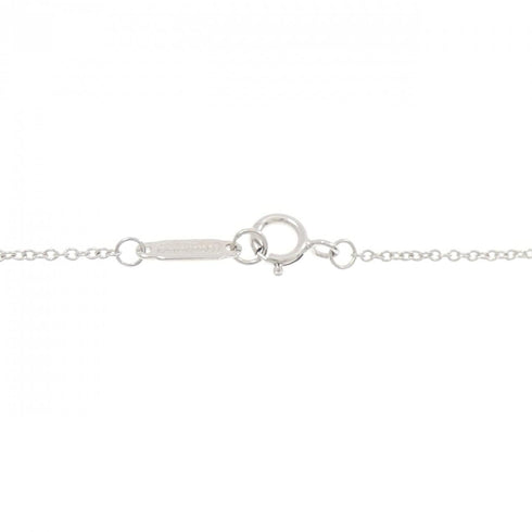 Enchanted Heart Key Pendant Necklace 18K White Gold