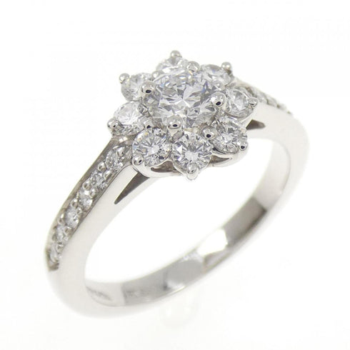 Flora Ring Platinum With Diamond