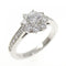 Flora Ring Platinum With Diamond