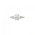 Flora Ring Platinum With Diamond