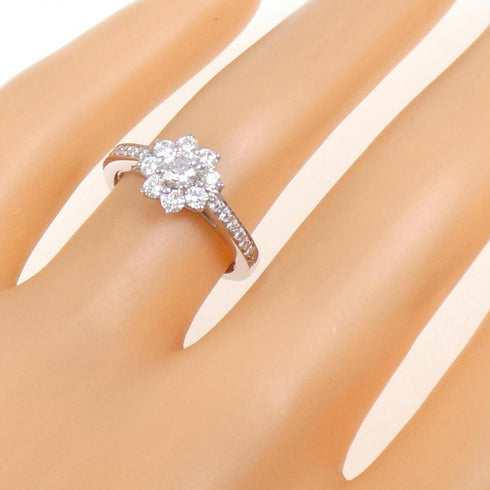 Flora Ring Platinum With Diamond