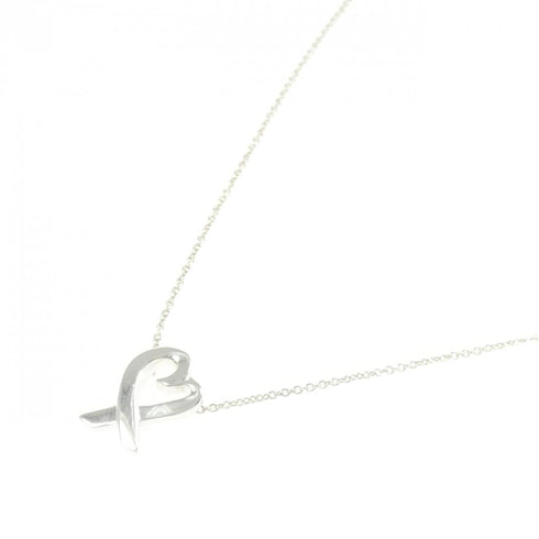 Loving Heart Pendant Necklace Sterling Silver Small