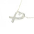 Loving Heart Pendant Necklace Sterling Silver Small