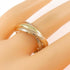 Vendome Louis Cartier Band Ring 18K Tricolor Gold