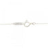 Blue Box Bow Pendant Necklace Sterling Silver