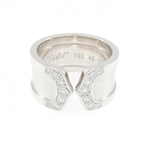 C2 Ring 18K White Gold Large