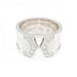 C2 Ring 18K White Gold Large