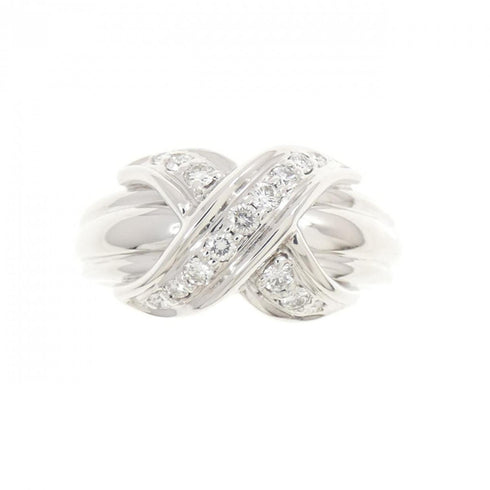 Signature Ring 18K White Gold with Diamond
