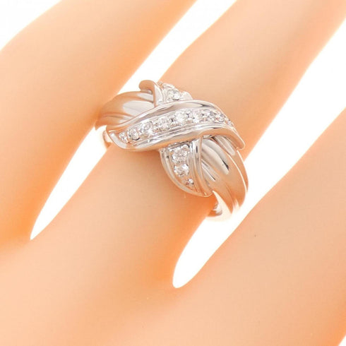 Signature Ring 18K White Gold with Diamond