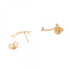 T Smile Pendant Necklace 18K Rose Gold Earrings 18K Rose Gold