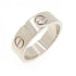 Love Ring 18K White Gold