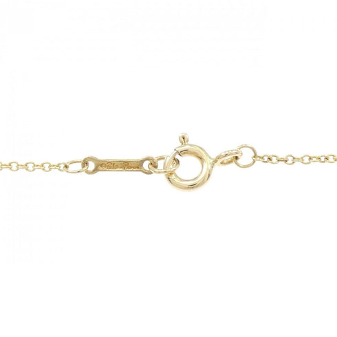 Flower Pendant Necklace 18K Yellow Gold