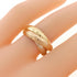Vendome Louis Cartier Band Ring 18K Tricolor Gold
