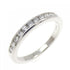 Band Ring Platinum with Diamond