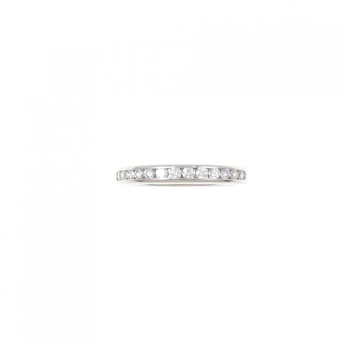 Band Ring Platinum with Diamond