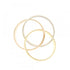 Vendome Louis Cartier Band Ring 18K Tricolor Gold