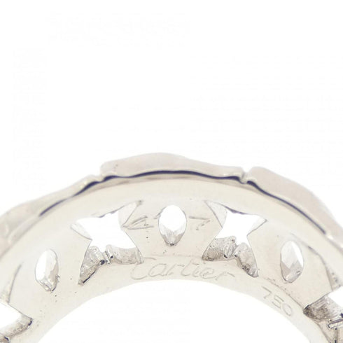 Entrelacés Ring 18K White Gold Small
