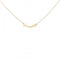 T Smile Mini Pendant Necklace 18K Rose Gold