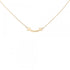 T Smile Mini Pendant Necklace 18K Rose Gold